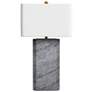 2_Sundree 27" High Gray Marble Table Lamp