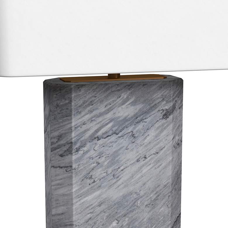 Image 4 Sundree 27" High Gray Marble Table Lamp more views