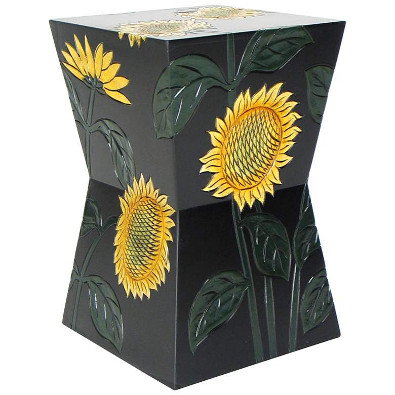 Image 1 Sunflower Decorative Pedestal Stand