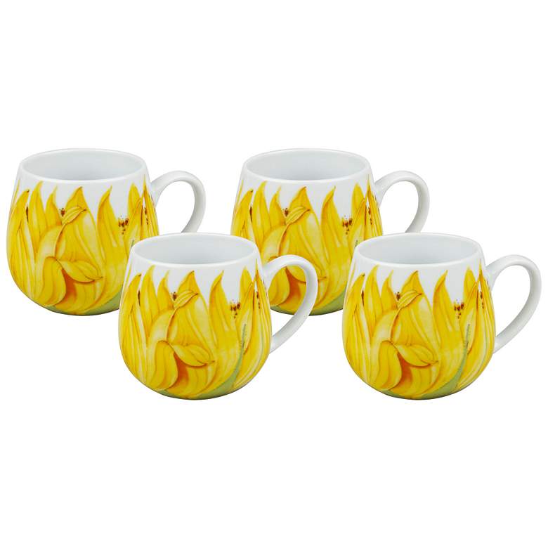 Image 1 Sunflower Snuggle Mugs Set of 4