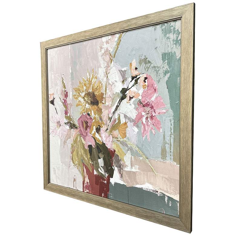 Image 3 Sunflower Vase 40"W x 40"H Framed Art more views