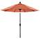 Sunmaster 9-Foot Dolce Mango Sunbrella Market Umbrella