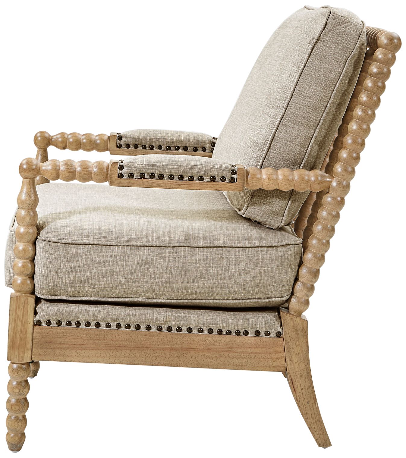 Sunnee Grey Fabric Accent Chair