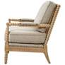 Sunnee Grey Fabric Accent Chair