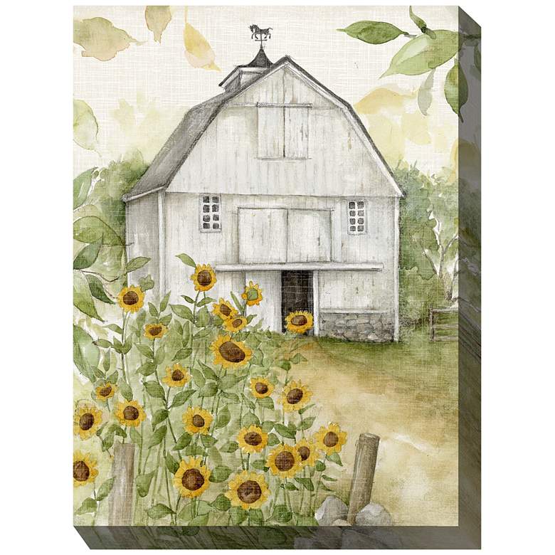 Image 2 Sunny Day Farm 40" High Rectangular Outdoor Canvas Wall Art
