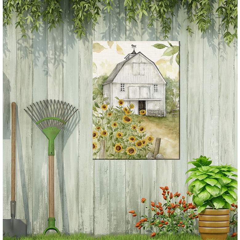 Image 3 Sunny Day Farm 40" High Rectangular Outdoor Canvas Wall Art more views