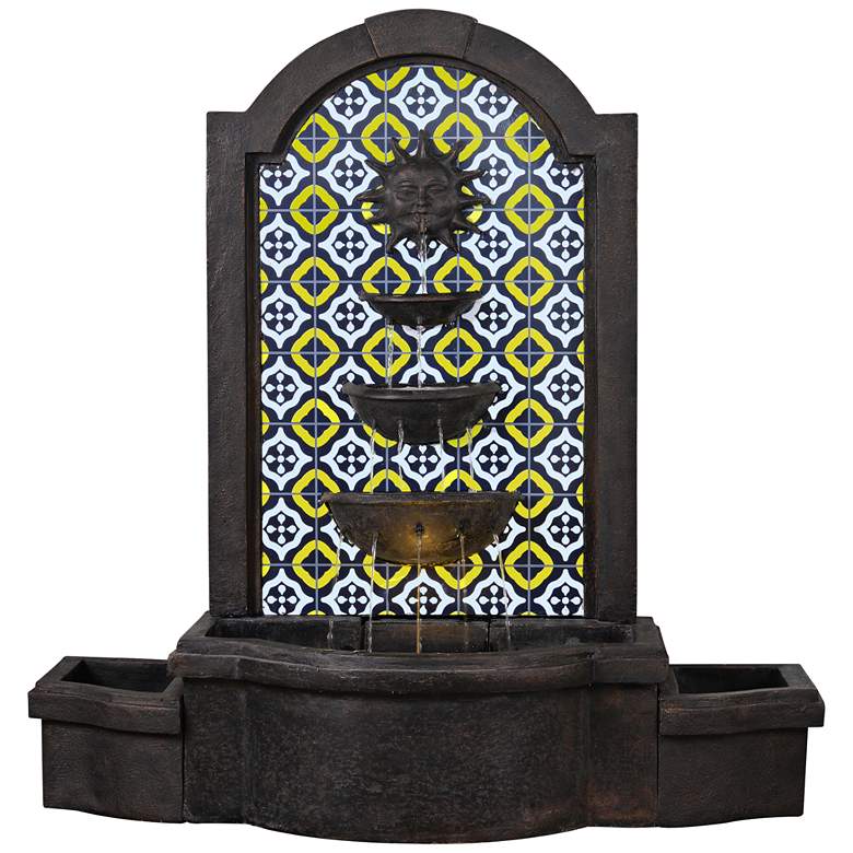 Image 1 Sunny Daybreak 45" High Traditional Fountain with LED Light