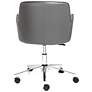 Sunny Pro Gray Leatherette Adjustable Swivel Office Chair