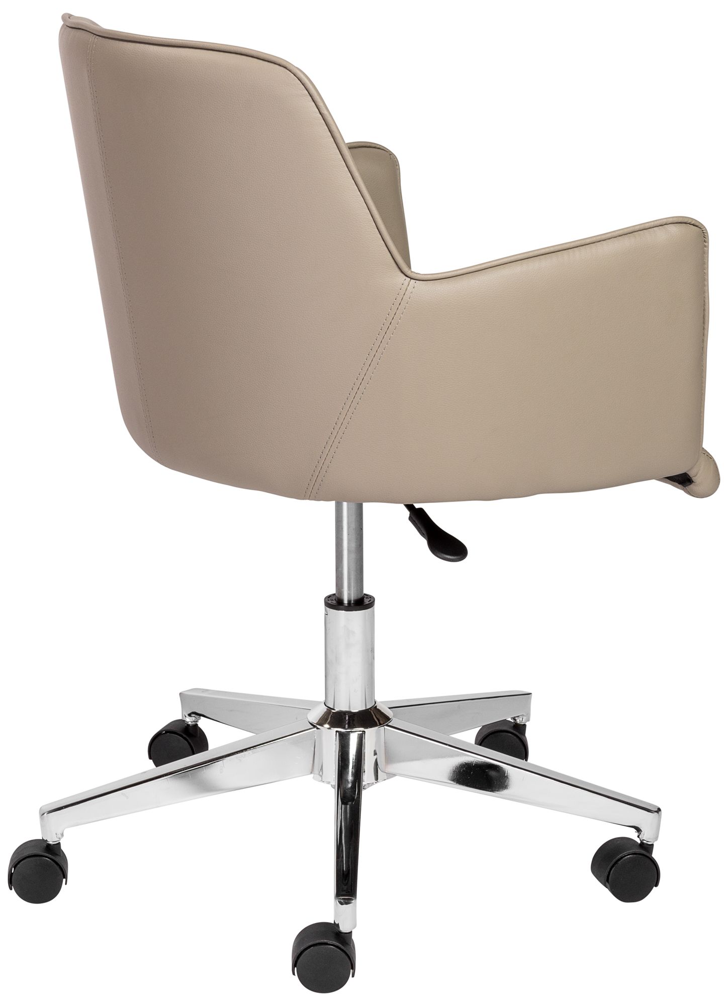Sunny Pro Taupe Leatherette Adjustable Swivel Office Chair in scene