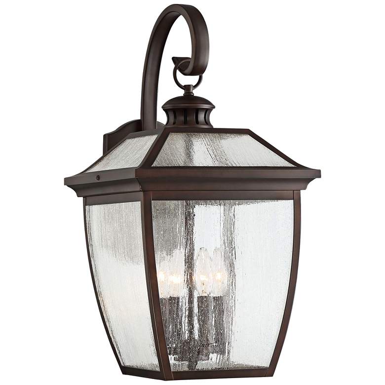 Image 1 Sunnybrook 22 3/4" High Alder Bronze Outdoor Wall Light