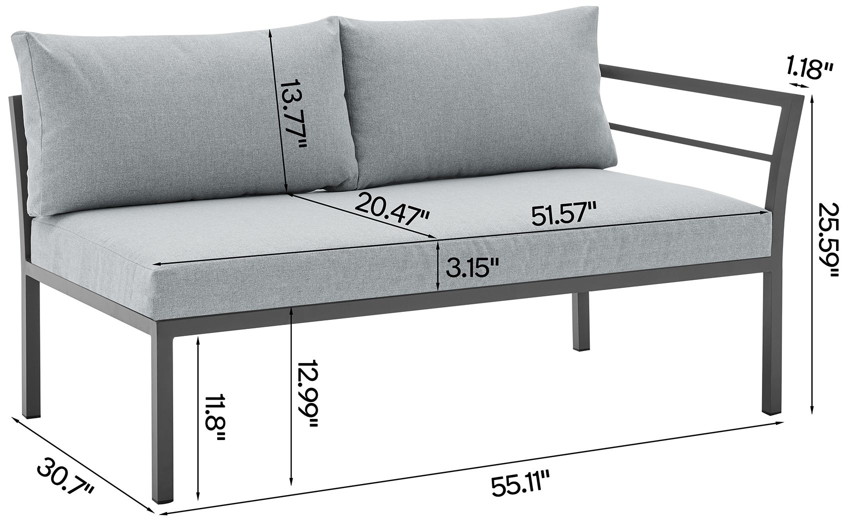 Sunnyside 5-Piece Conversation Set
