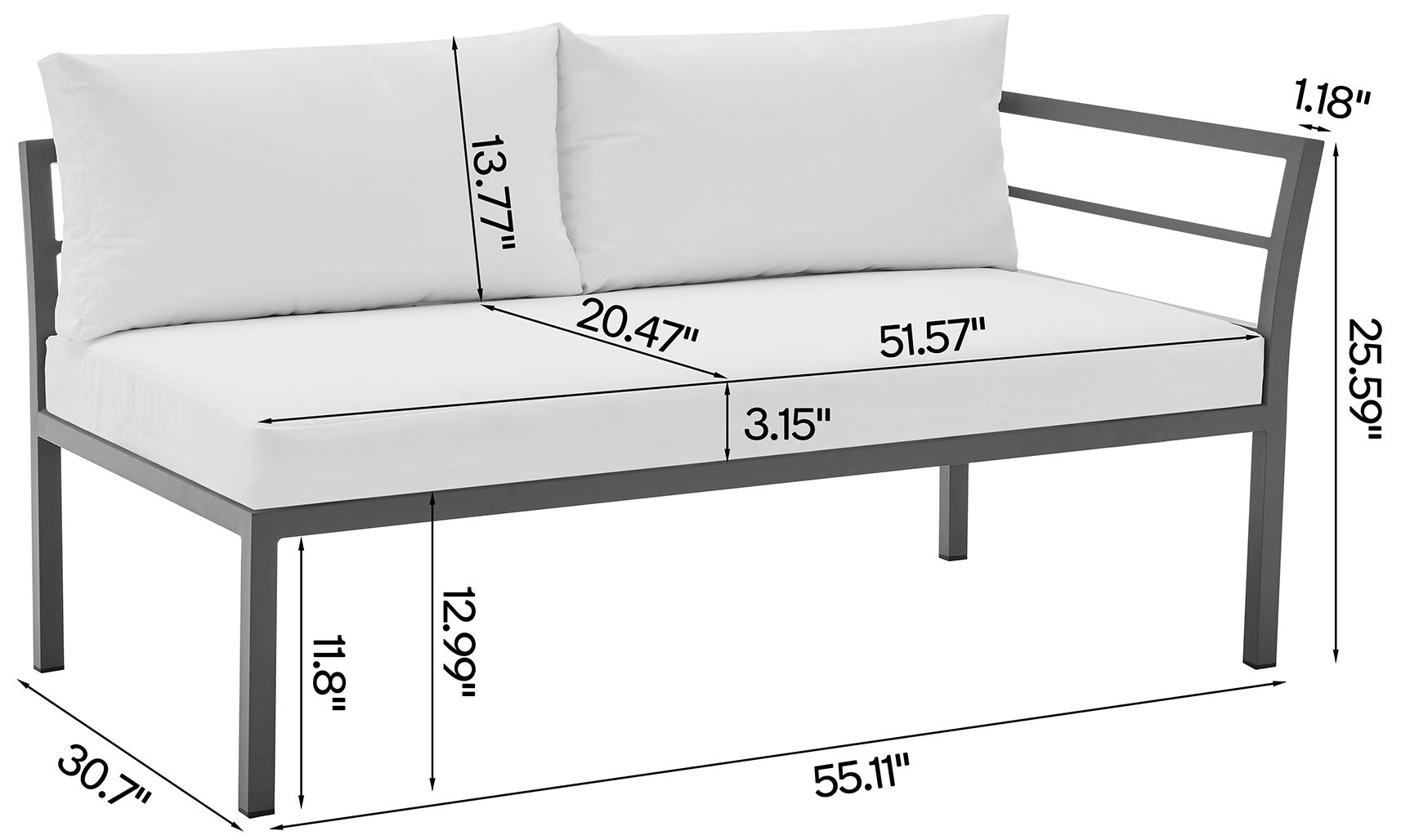 Sunnyside 5-Piece Conversation Set