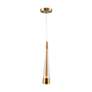 4_Sunnyvale 33.5" Wide Brass Pendant more views