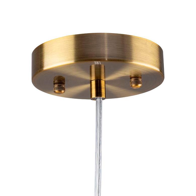 Image 5 Sunnyvale 33.5" Wide Brass Pendant more views
