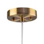 5_Sunnyvale 33.5" Wide Brass Pendant more views