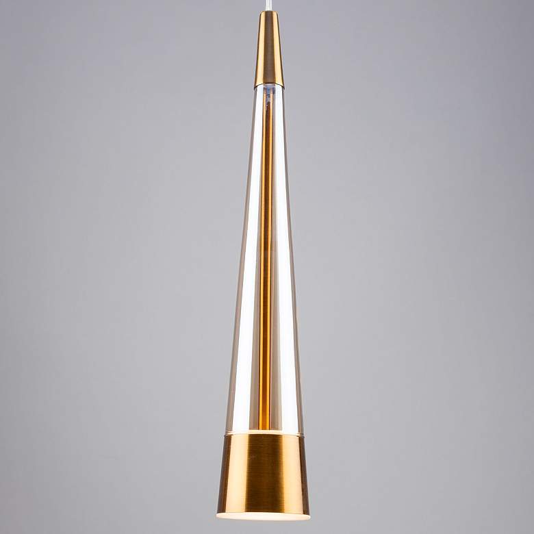 Image 7 Sunnyvale 33.5" Wide Brass Pendant more views