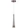 Sunnyvale 6" Wide Pearl Black And Smoke Pendant