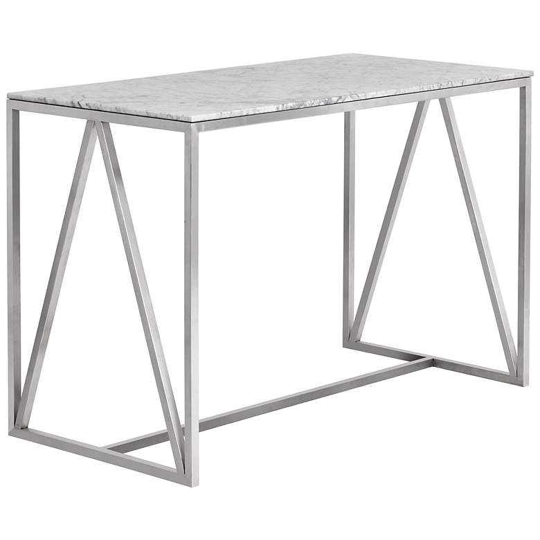 Image 2 Sunpan Abel Counter Table Stainless Steel more views