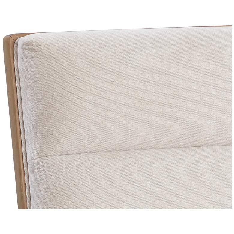 Image 6 Sunpan Abilene 25" Wide Polo Club Muslin Dining Chair Set of 2 more views