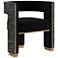 Sunpan Adamina Dining Armchair Abbington Black and Hobbes Night