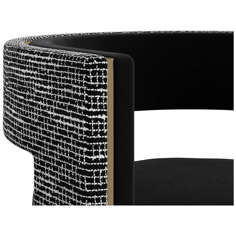 Image 5 Sunpan Adamina Dining Armchair Abbington Black and Hobbes Night more views