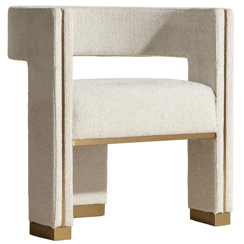 Image 1 Sunpan Adamina Dining Armchair Rhea Light Barley