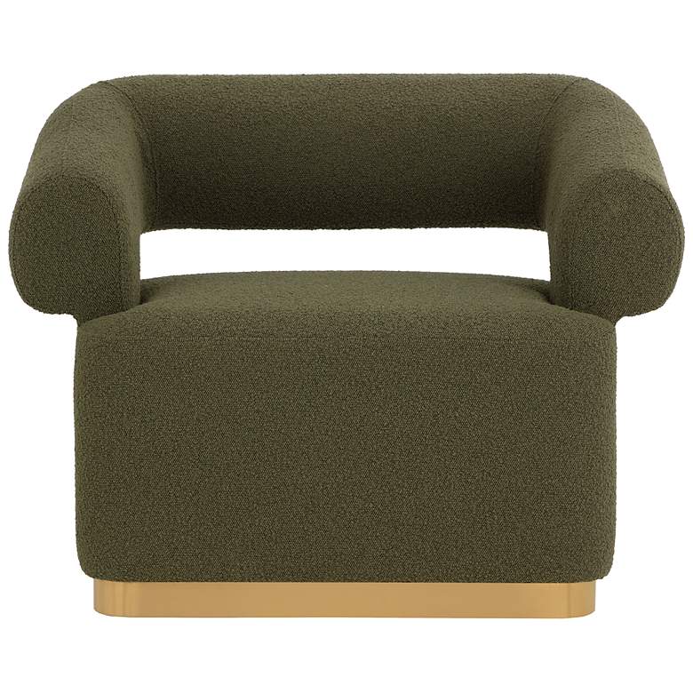 Image 2 Sunpan Aggie Swivel Lounge Chair Copenhagen Olive more views