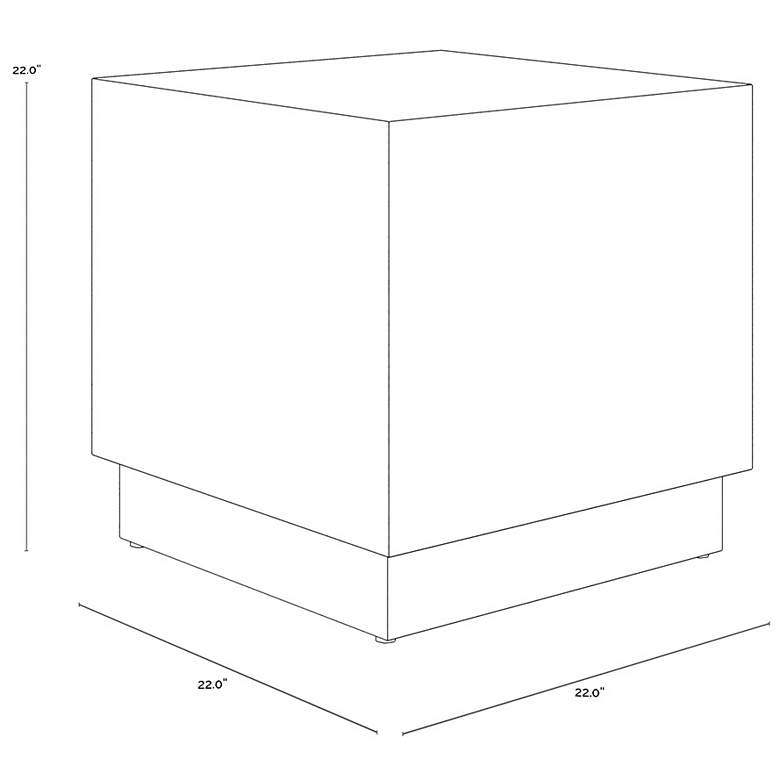 Image 7 Sunpan Albans Side Table more views