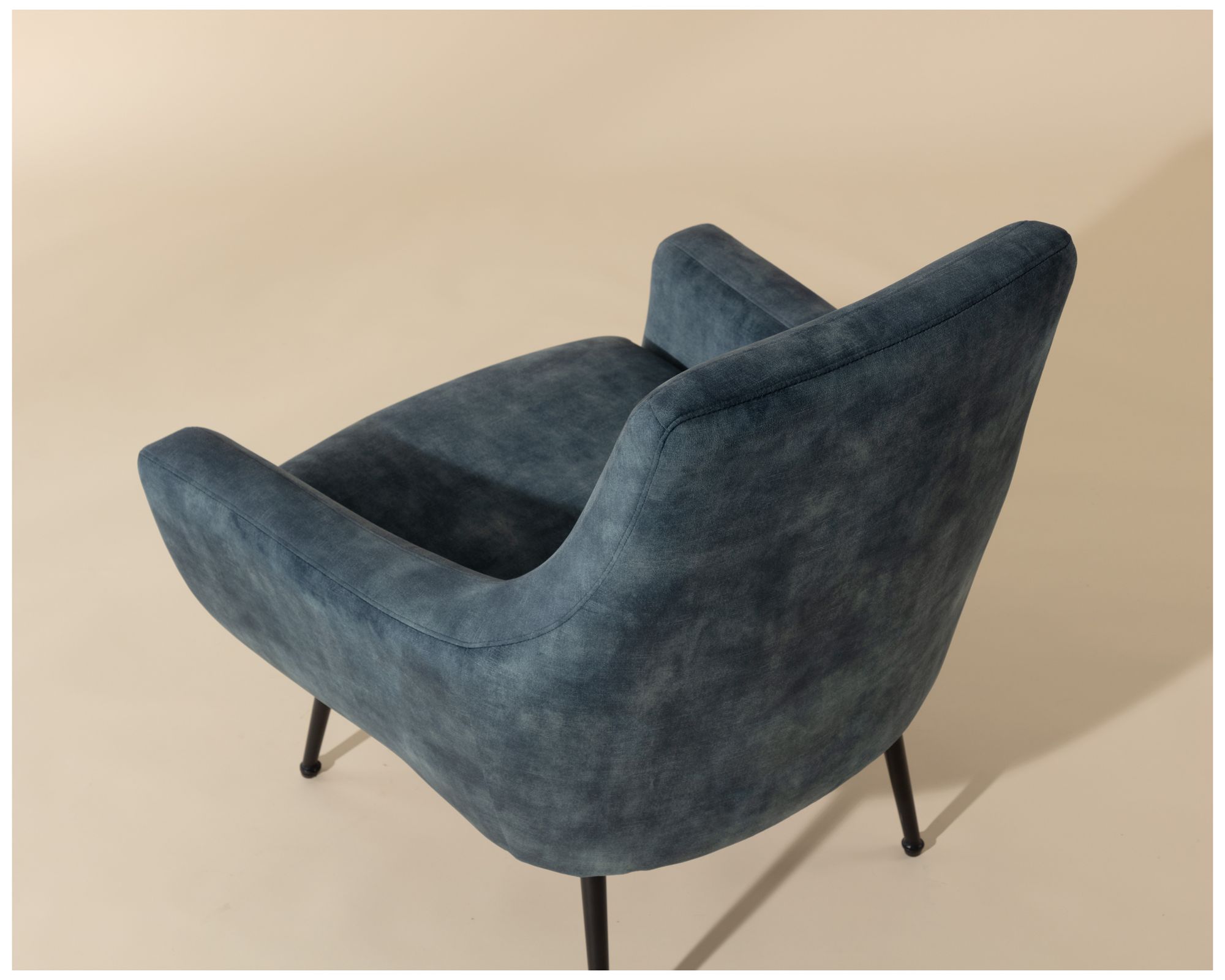 Sunpan Aletta Lounge Chair Nono Petrol