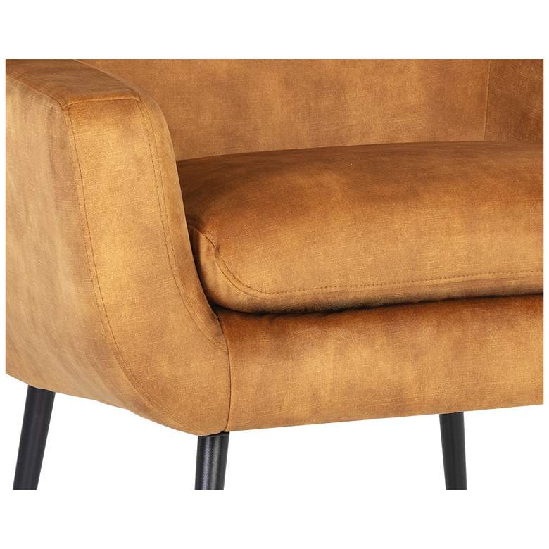 Image 6 Sunpan Aletta Lounge Chair Nono Tapenade Gold more views