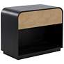 2_Sunpan Algarve Nightstand Black and Champagne Gold more views