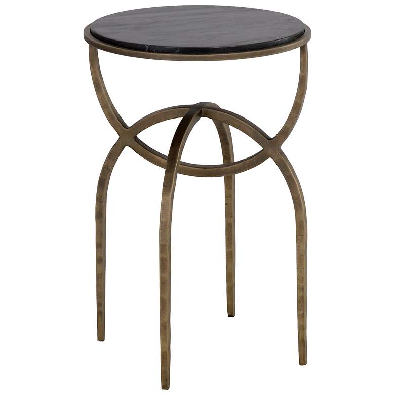 Image 2 Sunpan Alicent End Table Black Marble more views