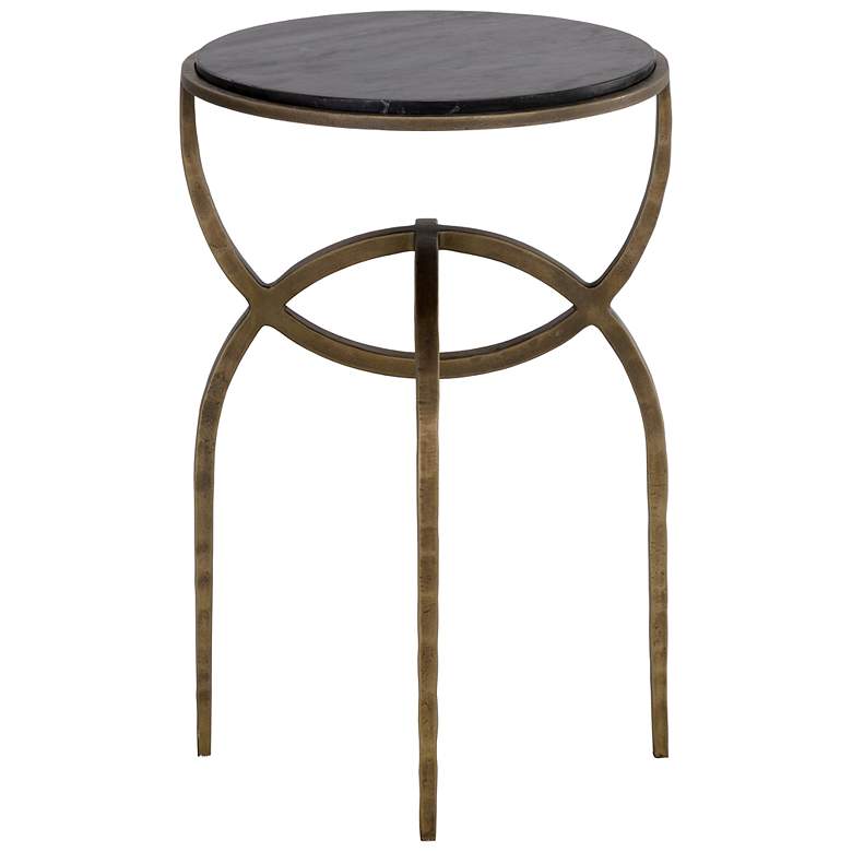 Image 3 Sunpan Alicent End Table Black Marble more views