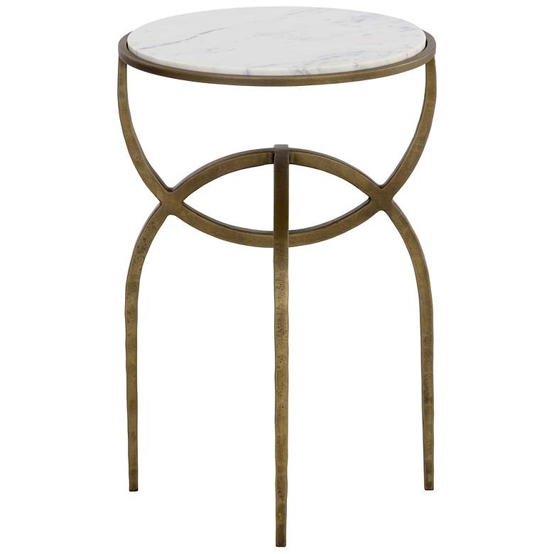 Image 3 Sunpan Alicent End Table White Marble more views