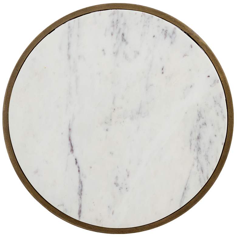 Image 4 Sunpan Alicent End Table White Marble more views