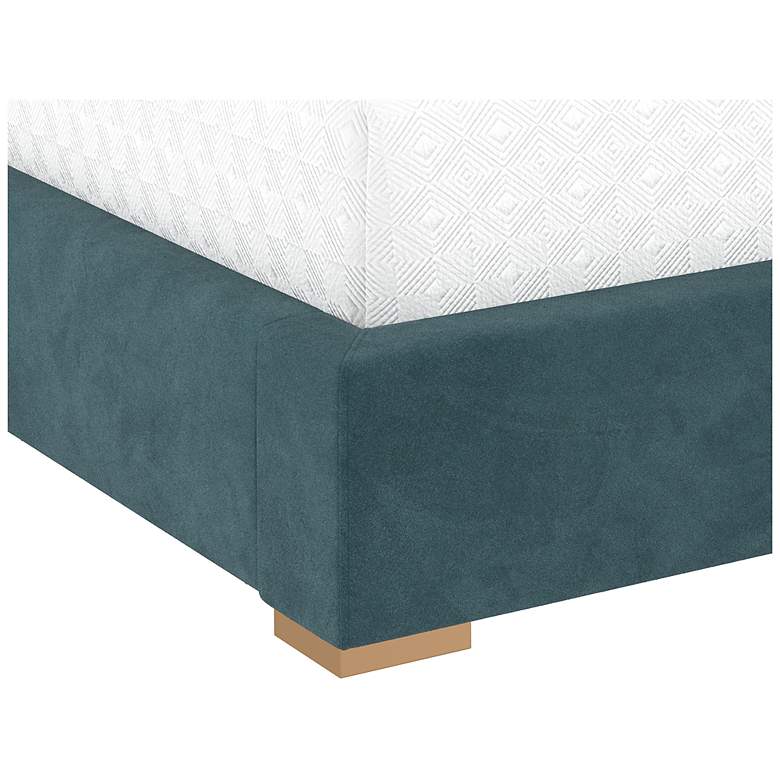 Image 3 Sunpan Alisha Bed King Meg Dusty Teal more views