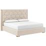 1_Sunpan Alisha Bed King Meg Taupe