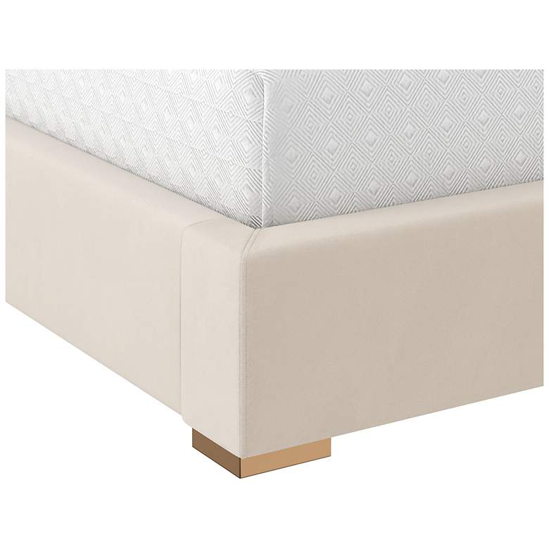 Image 3 Sunpan Alisha Bed King Meg Taupe more views