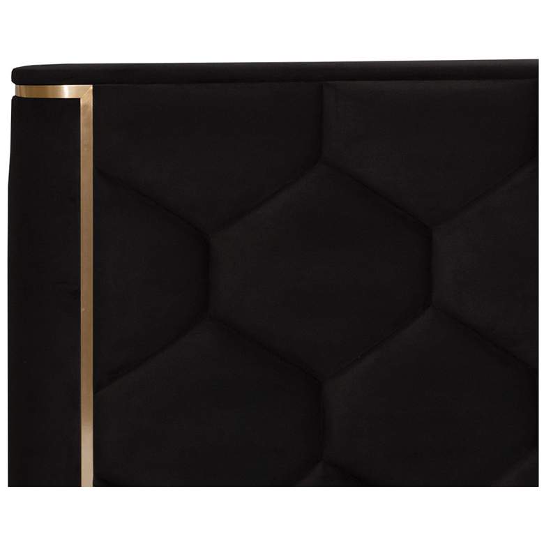 Image 4 Sunpan Alisha Bed King Meg Taupe more views