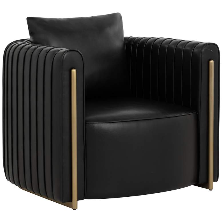 Image 1 Sunpan Alix Lounge Chair Cantina Black