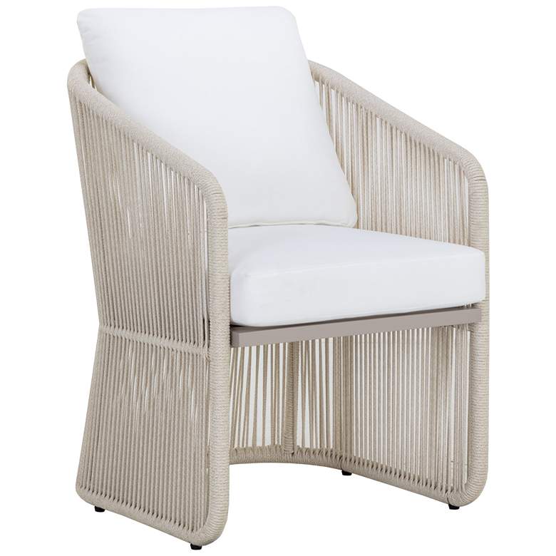 Image 1 Sunpan Allariz Dining Armchair Greige Stinson White