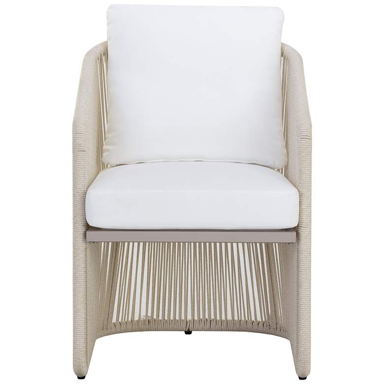 Image 2 Sunpan Allariz Dining Armchair Greige Stinson White more views
