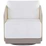 2_Sunpan Allariz Swivel Armchair Greige Stinson White more views