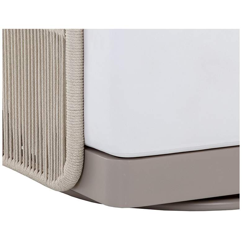Image 5 Sunpan Allariz Swivel Armchair Greige Stinson White more views