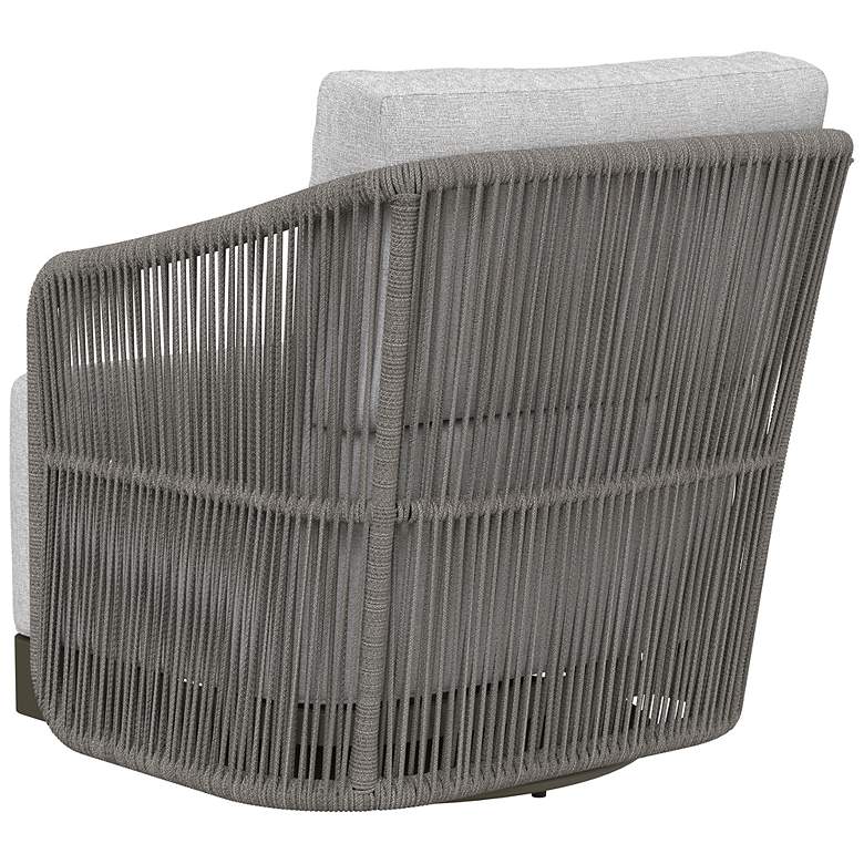Image 4 Sunpan Allariz Swivel Armchair Warm Gray Gracebay Light Gray more views