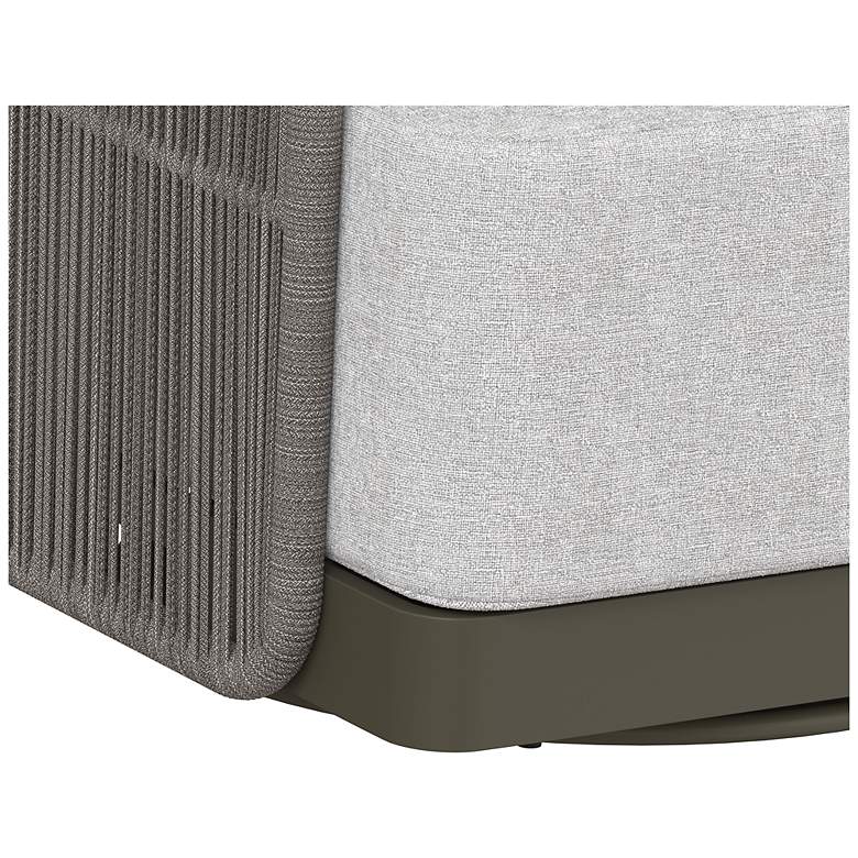 Image 5 Sunpan Allariz Swivel Armchair Warm Gray Gracebay Light Gray more views