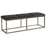 1_Sunpan Alley Bench Rustic Bronze Piccolo Pebble