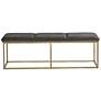 2_Sunpan Alley Bench Rustic Bronze Piccolo Pebble more views