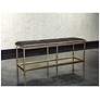 3_Sunpan Alley Bench Rustic Bronze Piccolo Pebble more views