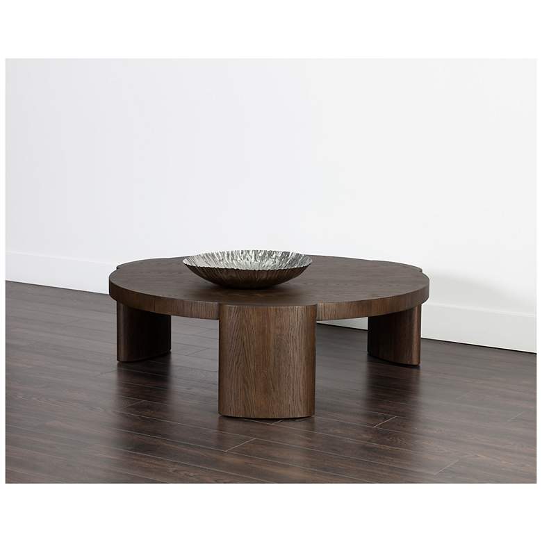 Image 3 Sunpan Alouette Coffee Table Distressed Brown more views